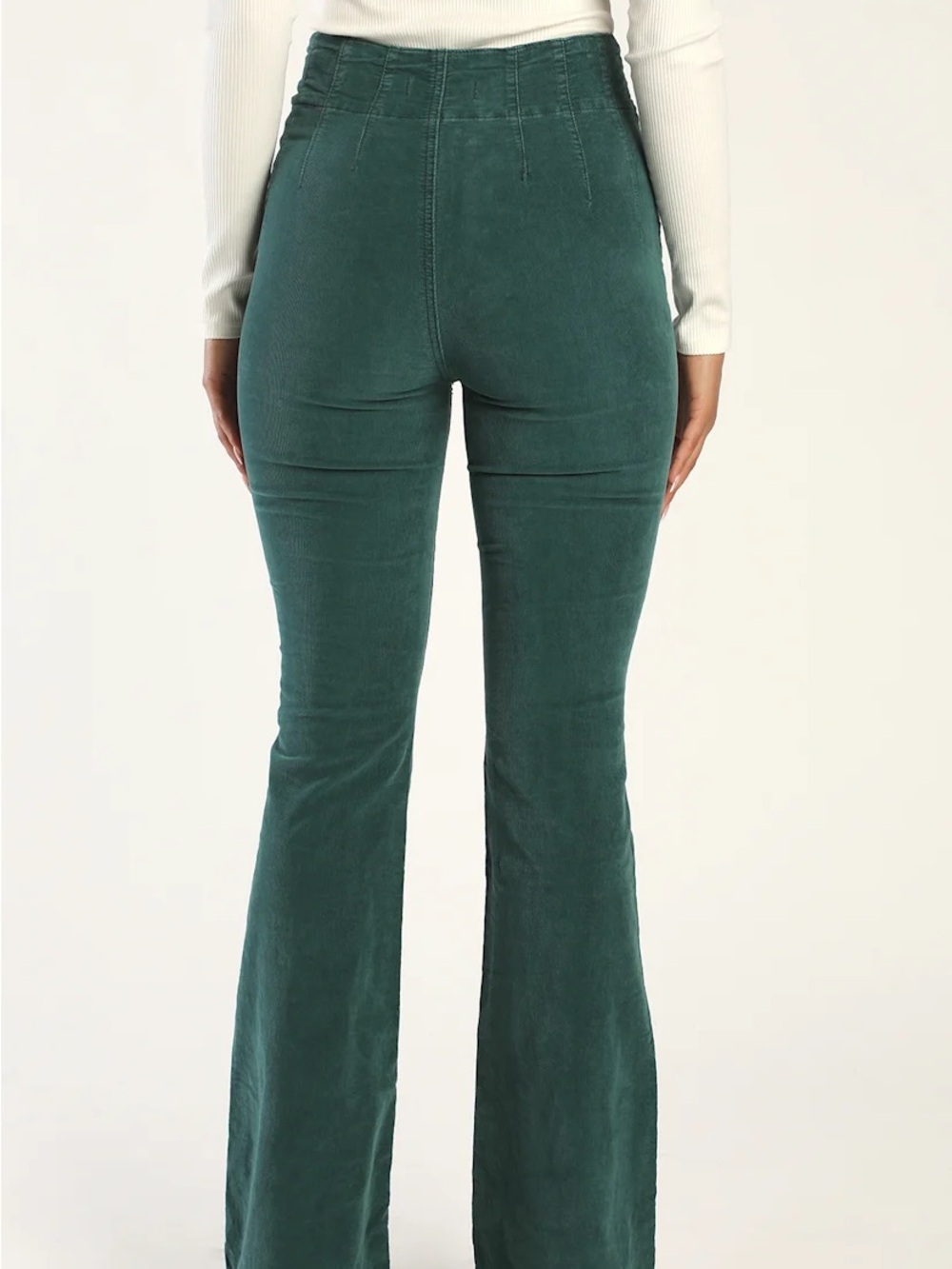 We The Free Jayde Cord Flares Corduroy Pants Free People Size 31 - Picture 13 of 14